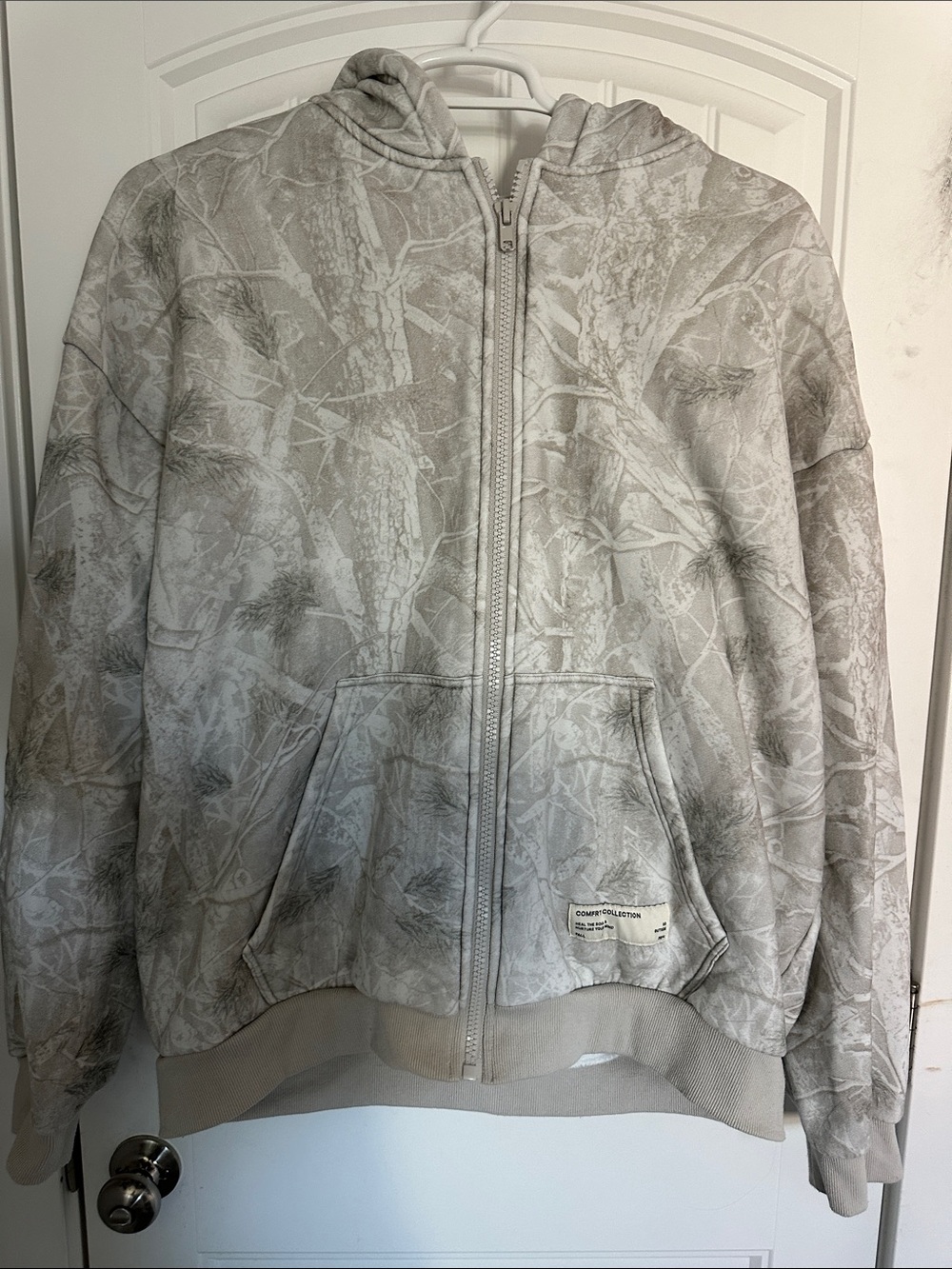 Comfrt Camo Zip Up Hoodie